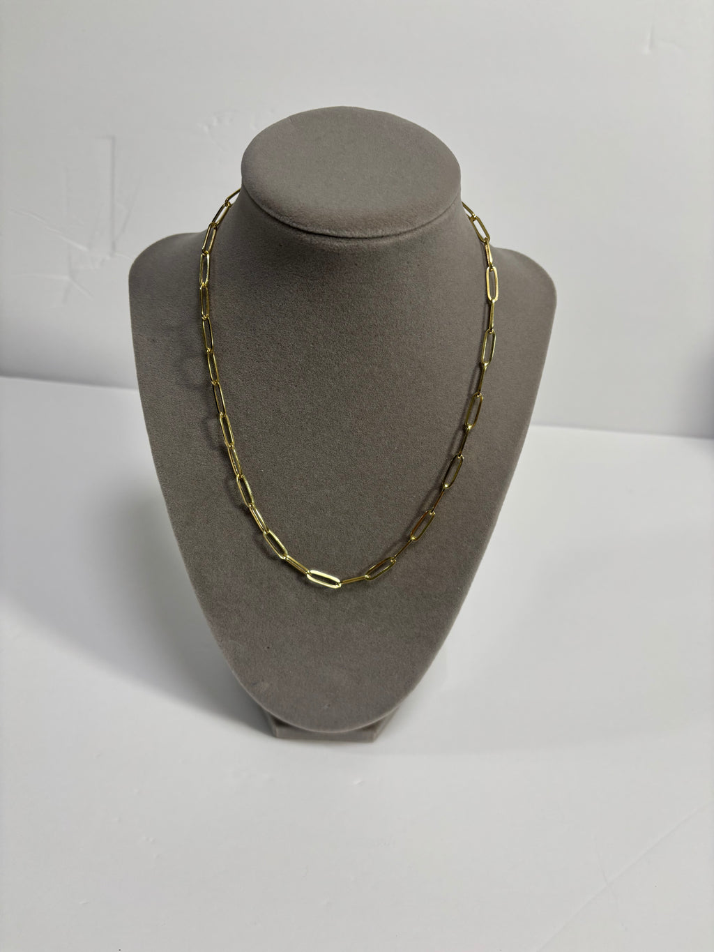 14k Gold Paperclip Chain