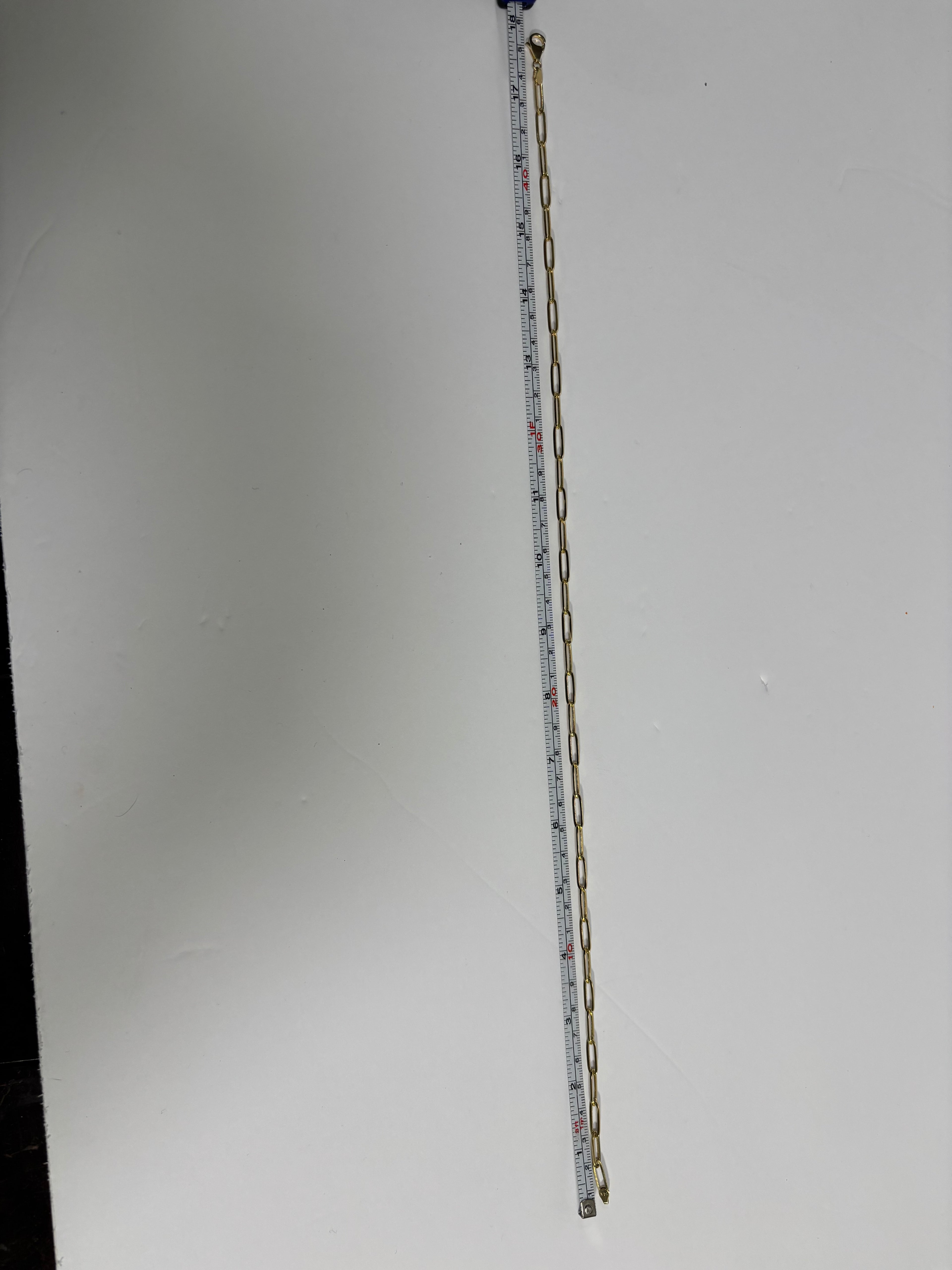 14k Gold Paperclip Chain