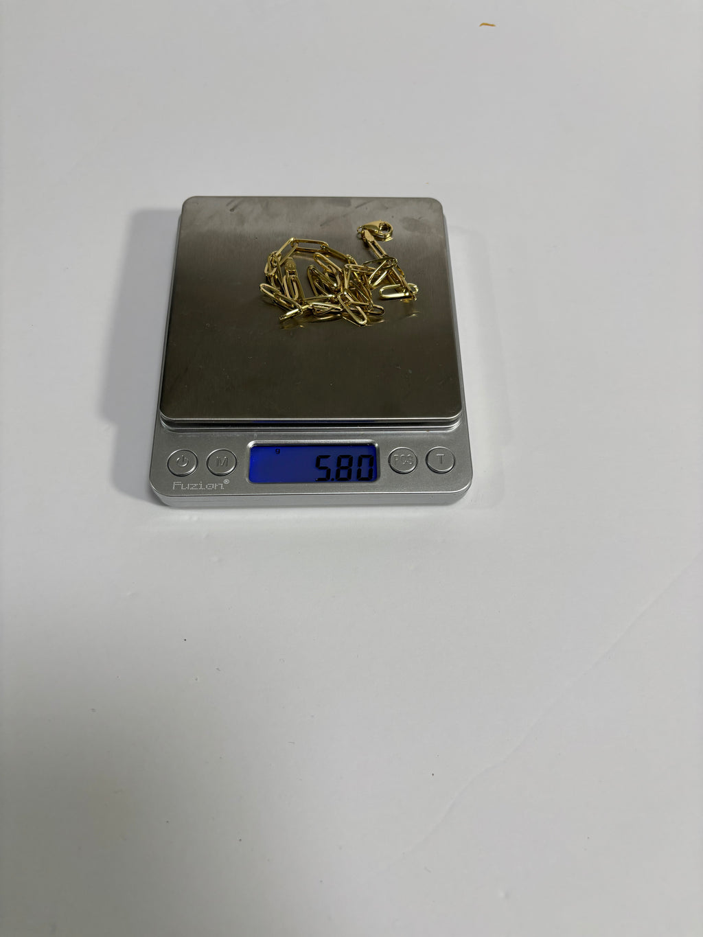 14k Gold Paperclip Chain