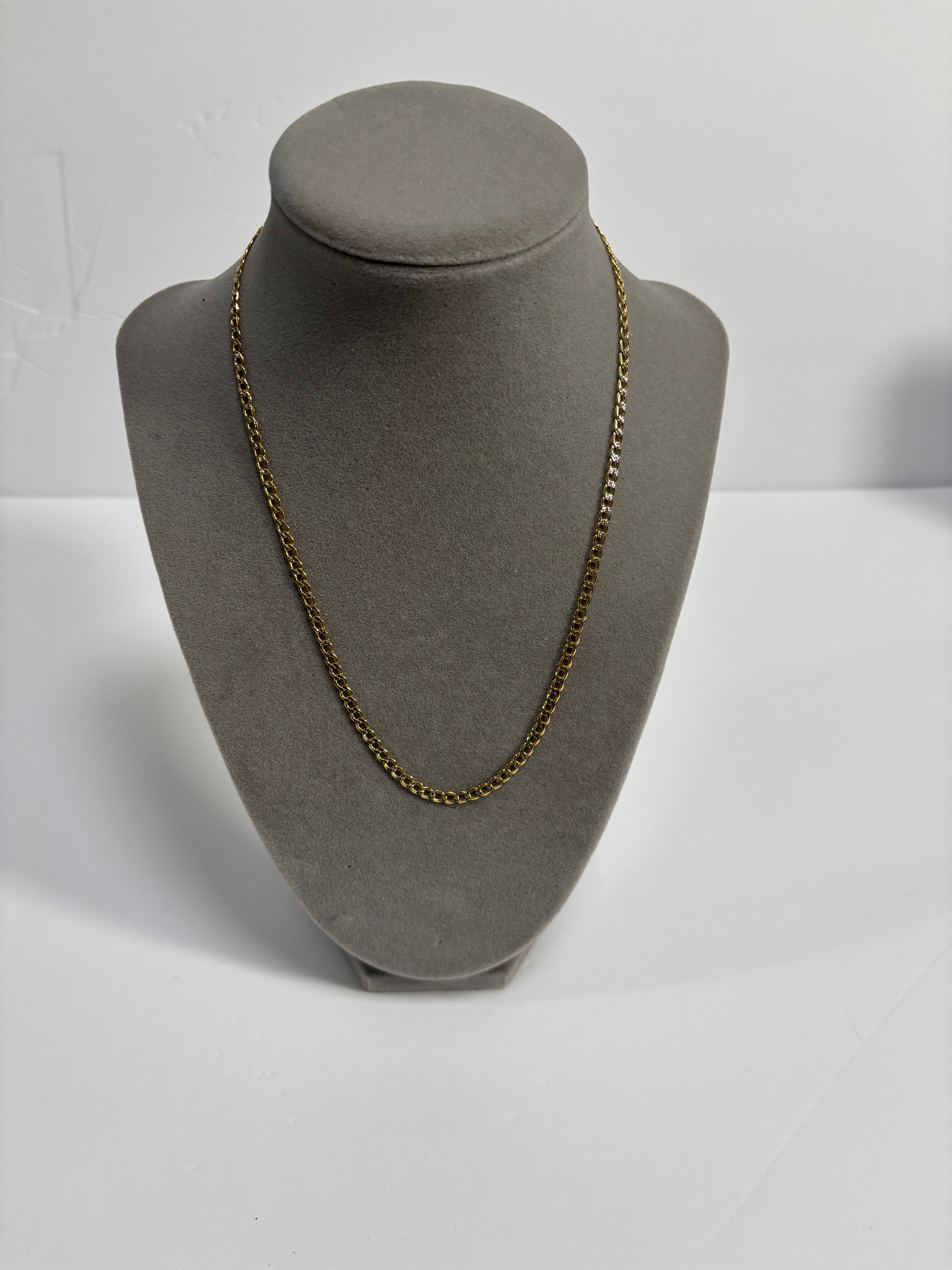 14K Cuban, Gold Chain