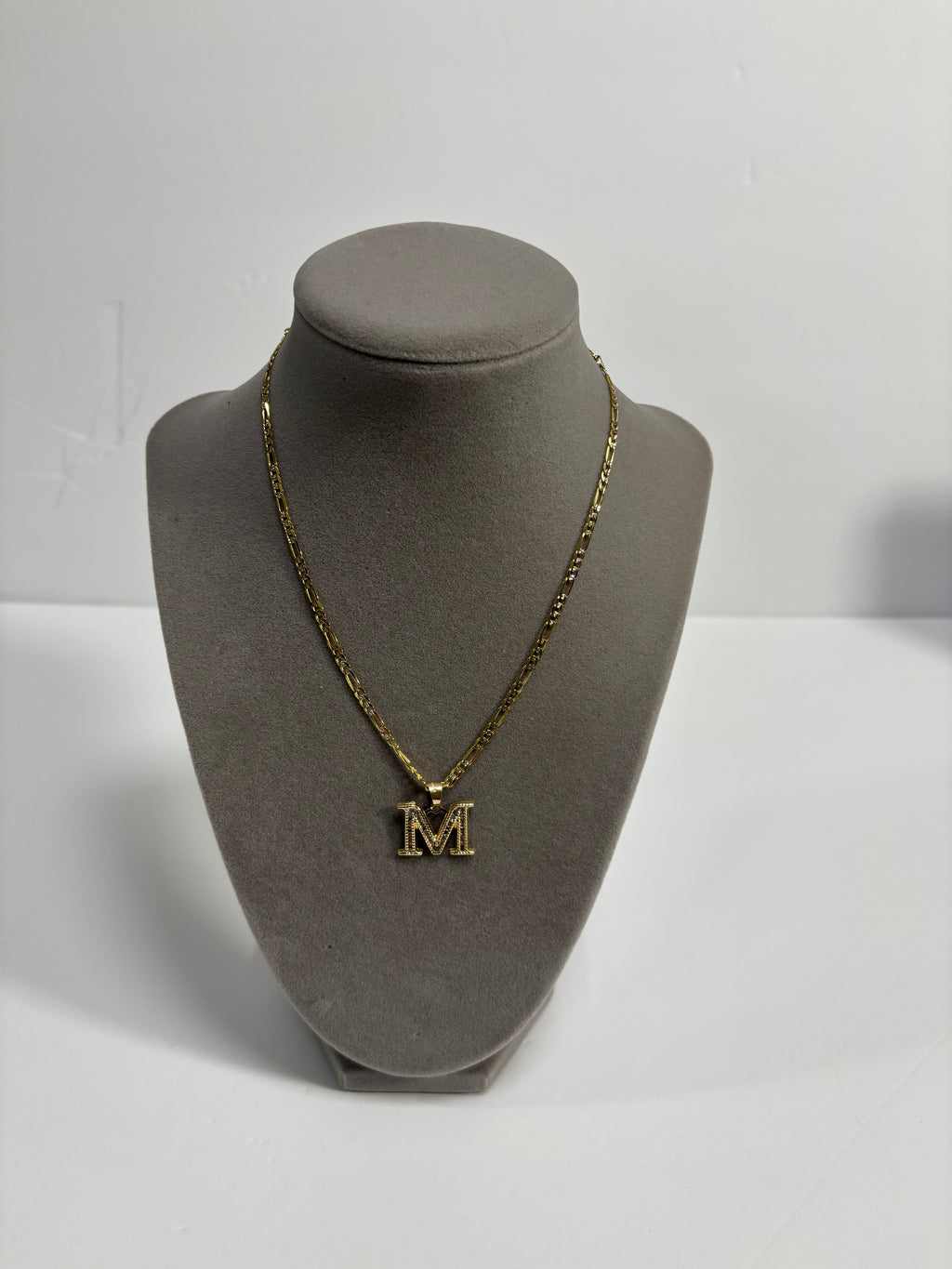 14K Gold Figaro and Pendant Combo
