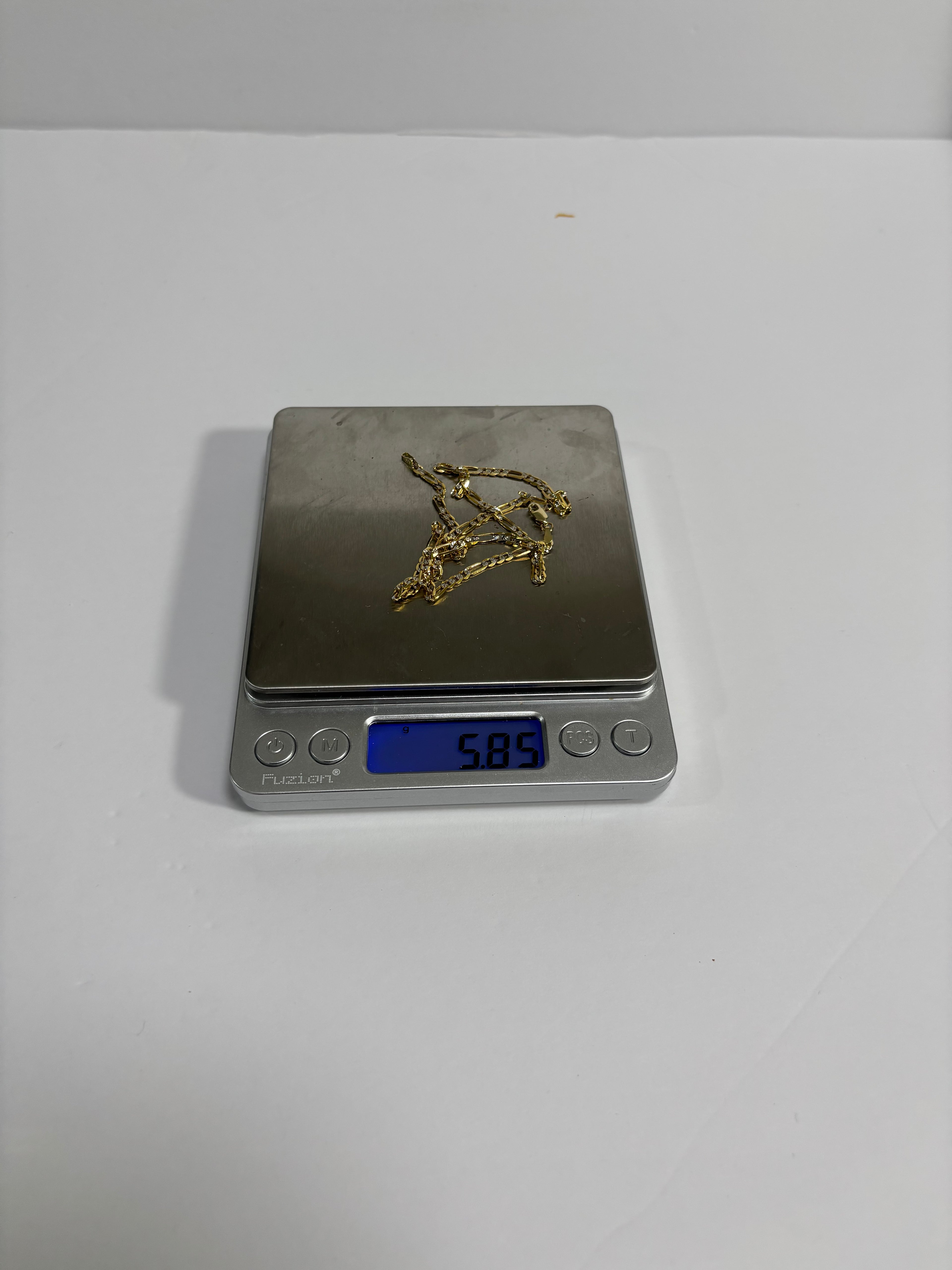 14K Gold Figaro and Pendant Combo