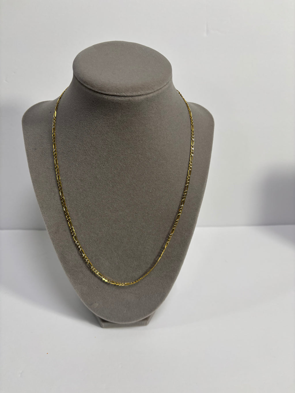 14K Figaro Link, Gold Chain