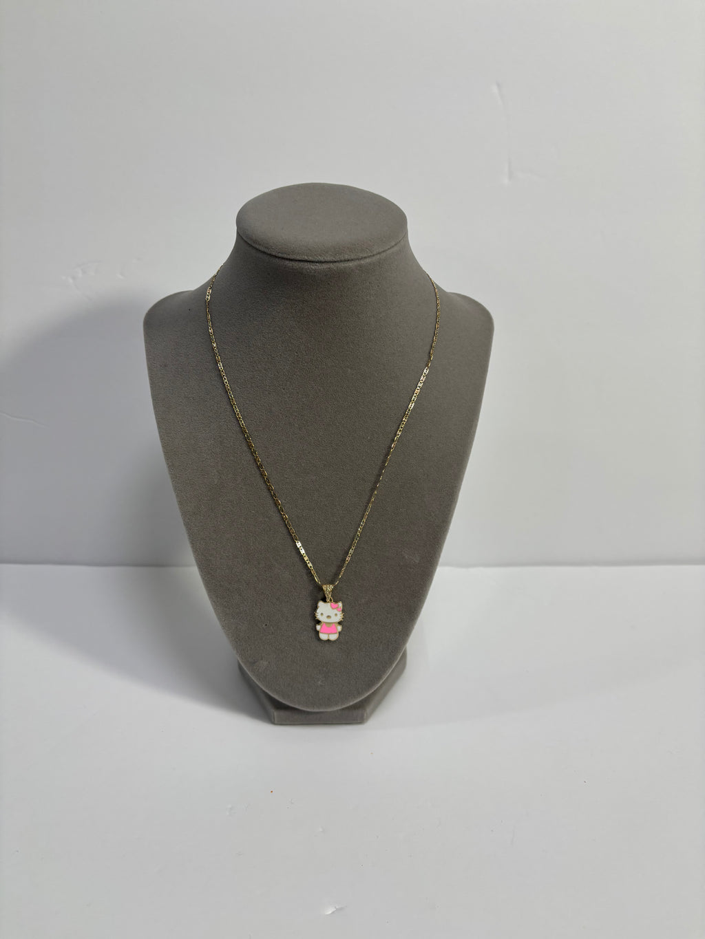 14K Anchor Link Chain and "Hello Kitty" Pendant Bundle