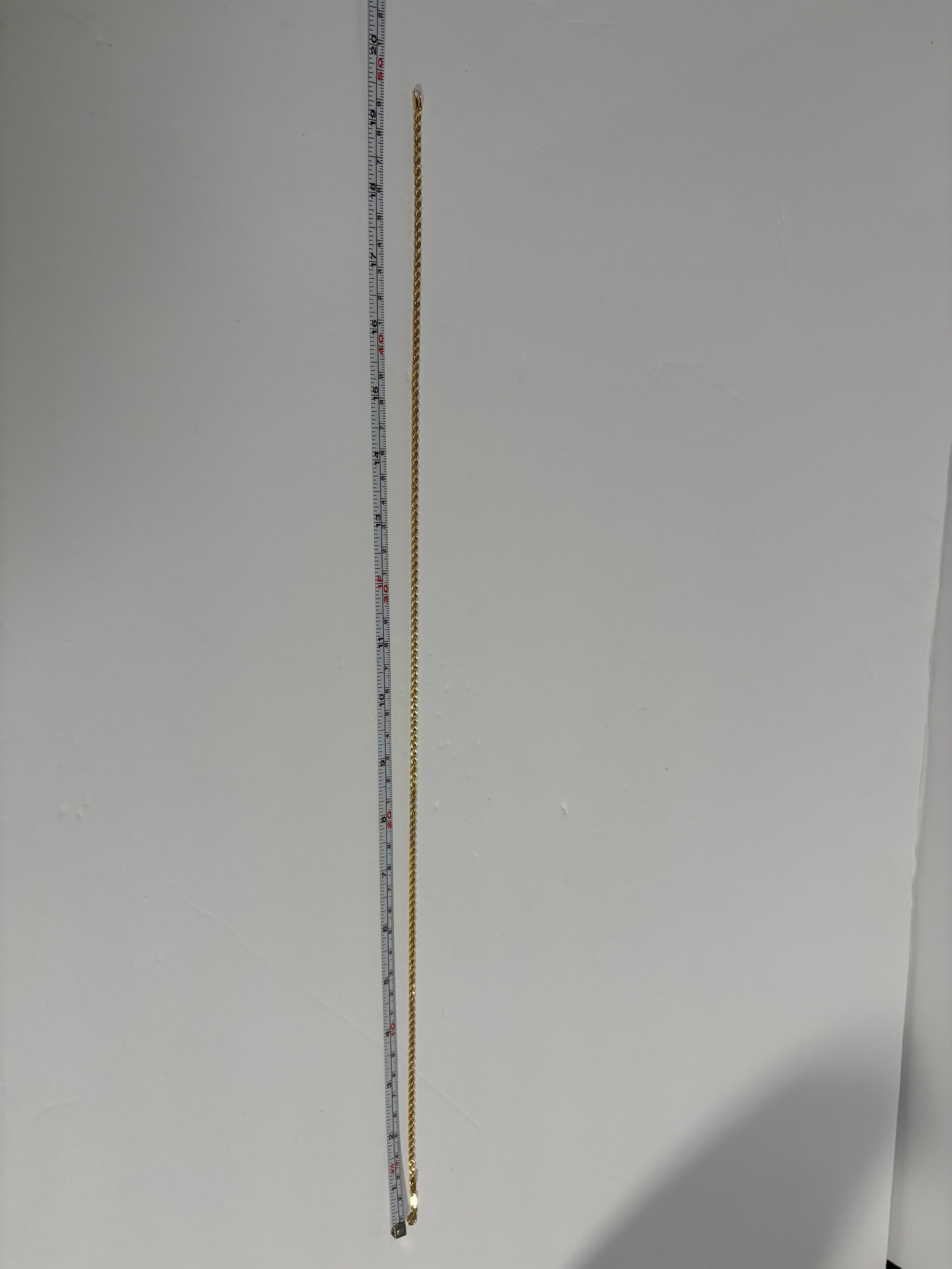 14K Hollow Gold Rope Chain