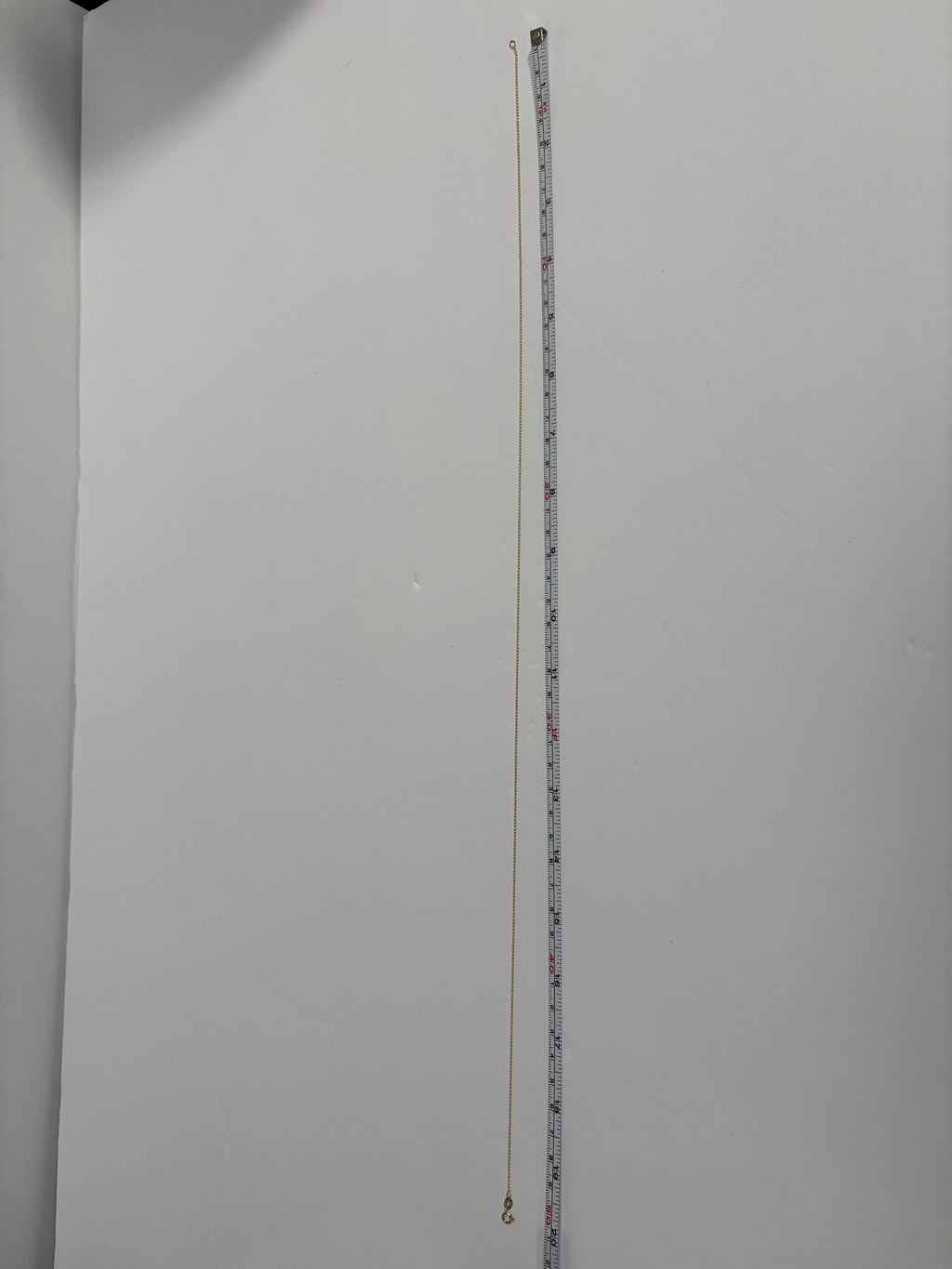 14K Ball Chain Gold Necklace & Clover Pendant