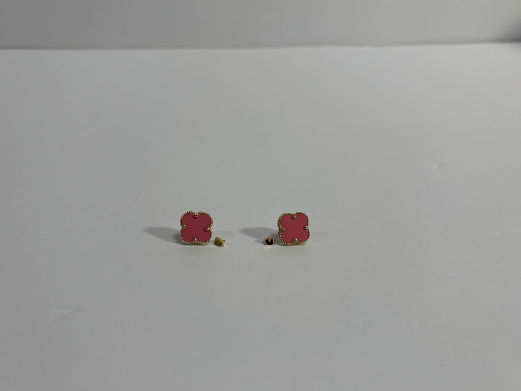 14K Clover Earrings