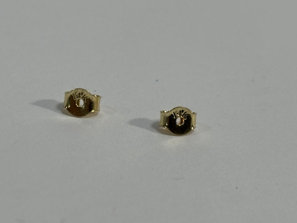 14K Clover Earrings