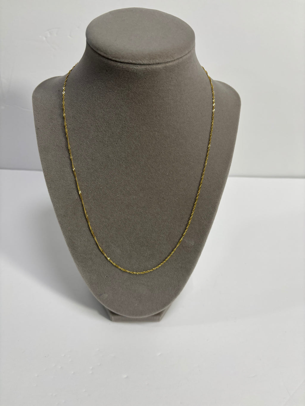 14K Twist Gold Necklace