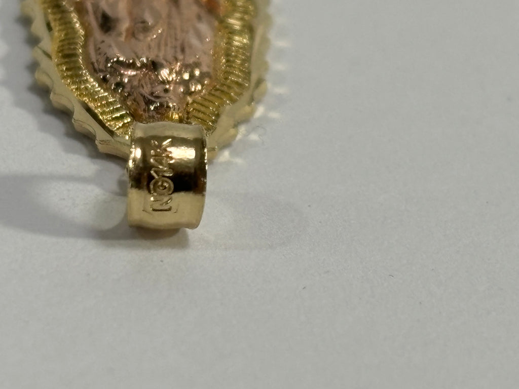 14K Guadalupe Gold Pendant