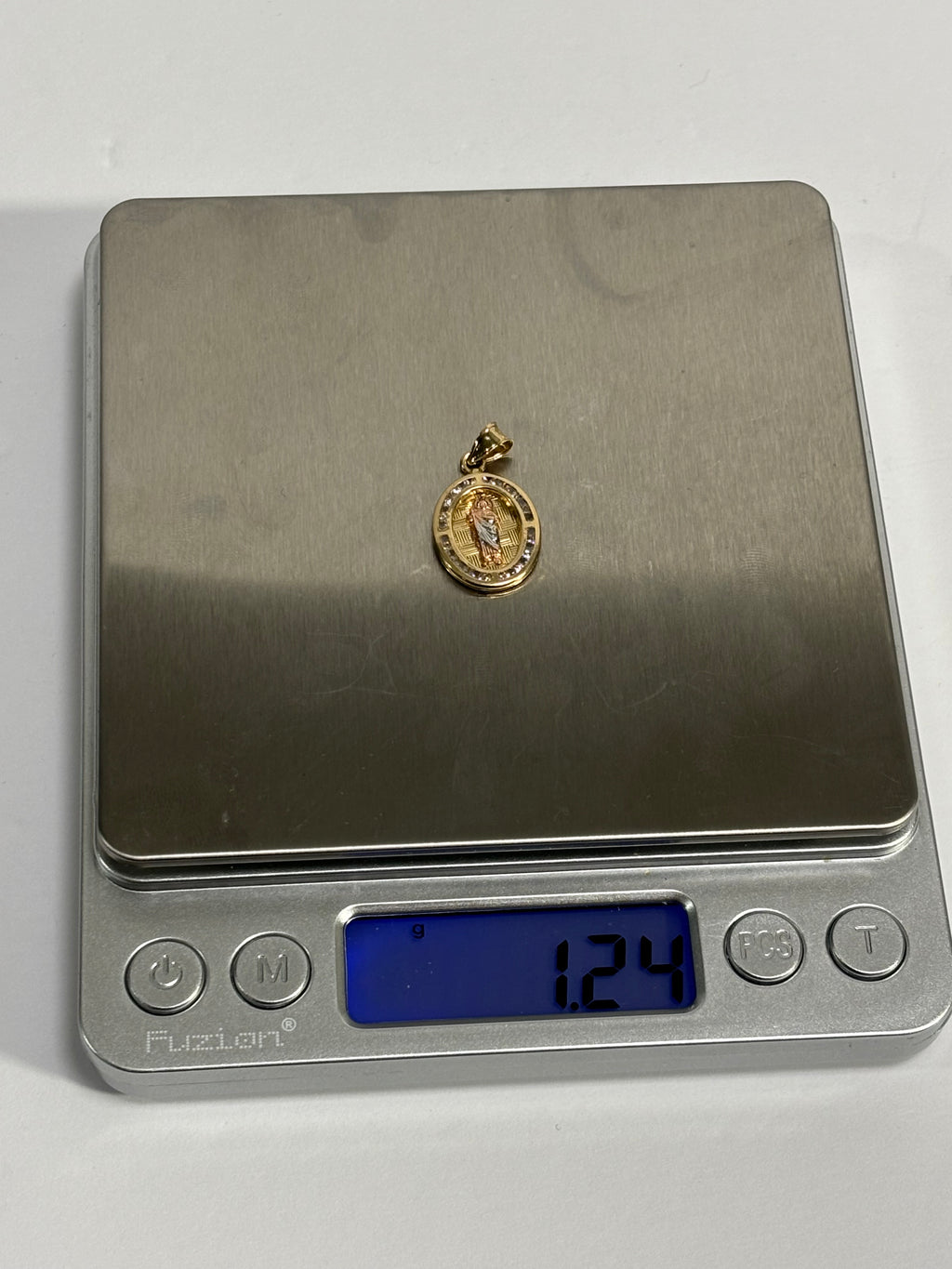 14K St. Jude Gold Pendant