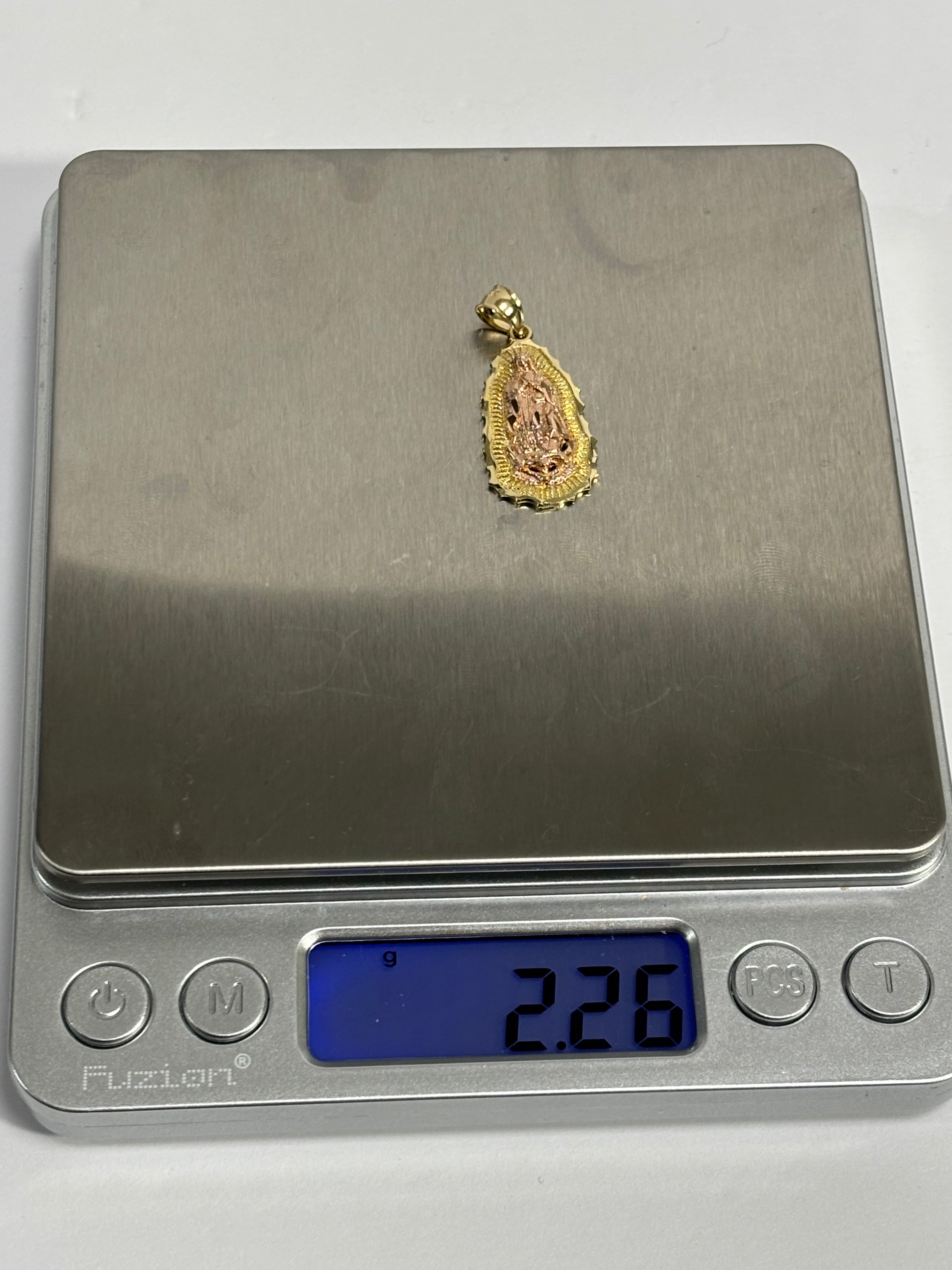 14K Guadalupe Gold Pendant